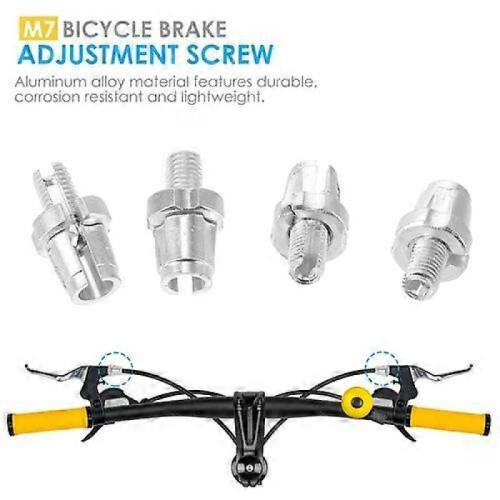 Brake Adjustment Screws Handle Adjuster, 4 Pcs Adjustable for Mountain Bike 2