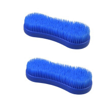 Plastic Horse Brush - Lightweight Ergonomic Mane Grooming Tool for Horses, Durable Dirt Removal Magic Brush for Stable Care