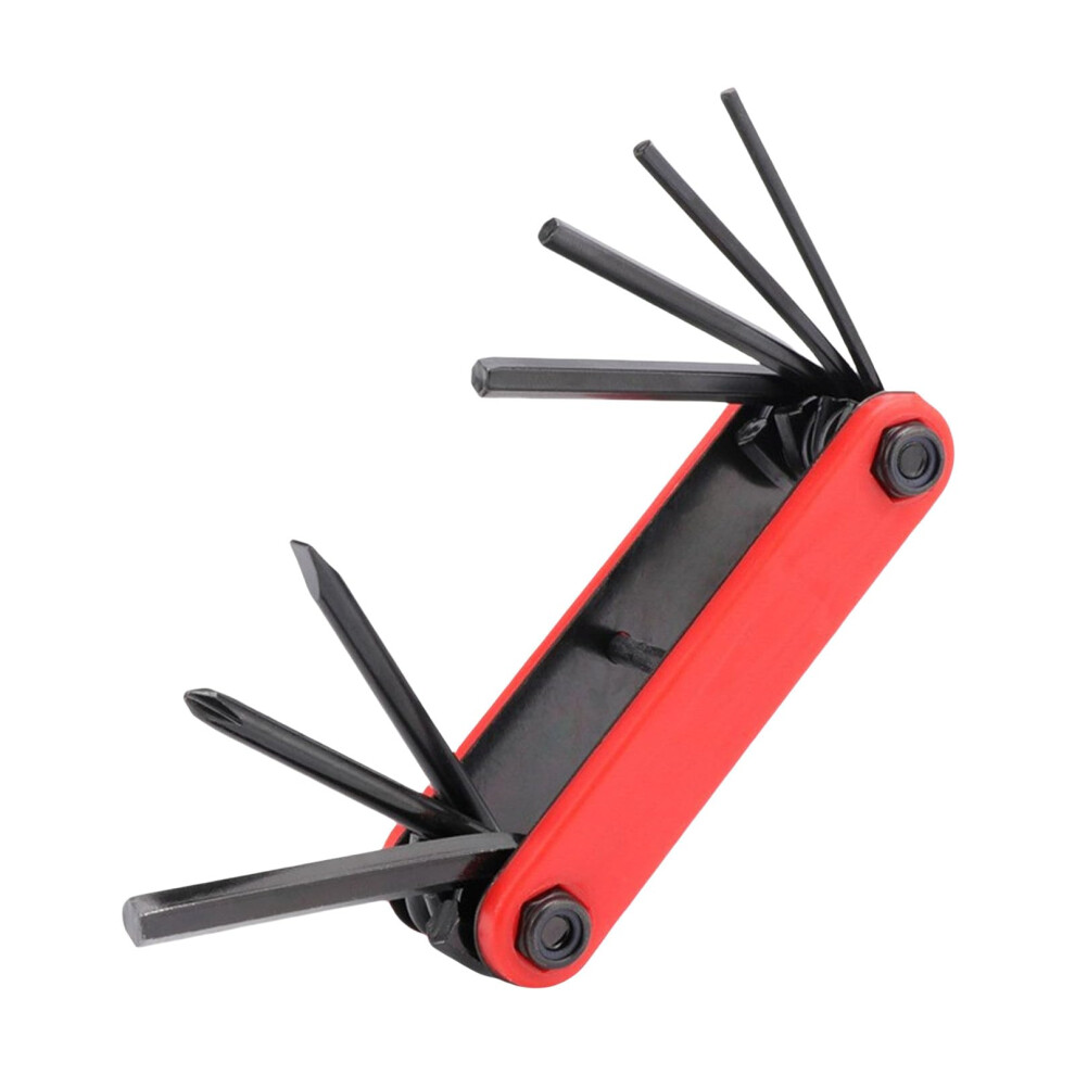 Hexagon Wrench Tool Multifunctional Key Tensioner For Cycling And Automotive Maintenance, Durable Steel Construction, Compact Design 6482260824154