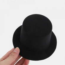 Doll Cap, Top Hat, Small Doll Clothing Accessory, Stuffed Plush Dress up Hat