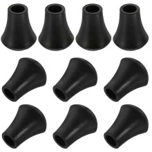 Snare Drum Rack Floor Tom Rubber Feet Anti-slip Leg Bracket, 10 Pcs Anti-slip Rubber Feet for Drum Rack Floor Tom Leg Bracket