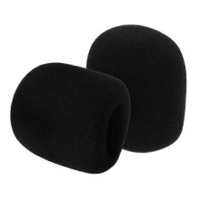 Microphone Sponge Cover, 2 Pcs Large Windscreen Filter Screen Windshield Protection