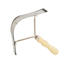 Horse Hair Comb with Serrated Scraper - Ergonomic, Rust-Free Grooming Tool for Horses and Cattle, Durable and Gentle Care