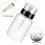 Press Bottle Dispenser, 2 Pcs Empty Makeup Remover Pump Push Down 4