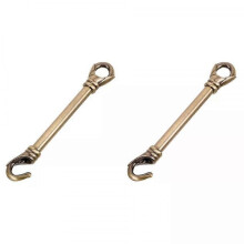 Chandelier Rod Hook, 2 Count Ceiling Load Bearing Hanging Lamp for Light Fixtures