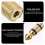 Speaker Wire Connector, 4 Pcs Female Stereo Adapter Plug for Earphone 3