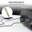 Speaker Wire Connector, 4 Pcs Female Stereo Adapter Plug for Earphone 4