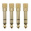 Speaker Wire Connector, 4 Pcs Female Stereo Adapter Plug for Earphone 1
