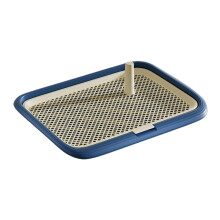 Dog Potty Pad Tray for Indoor Outdoor Use, Splash Proof Rinse Holder for Puppies, Black, Training Supplies