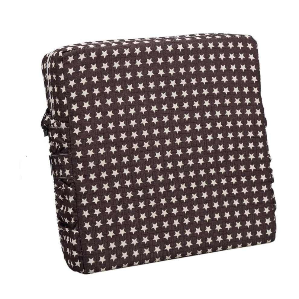 Kids Chair Booster Seat Cushion Durable Brown Dining Chair Height Increase Easy to Clean for Boys and Girls Home Travel