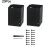 Adjustable Post Protection Sets for Wooden Mailbox Support, Easy Installation, 2 Pack, Durable and Weather-Resistant 5