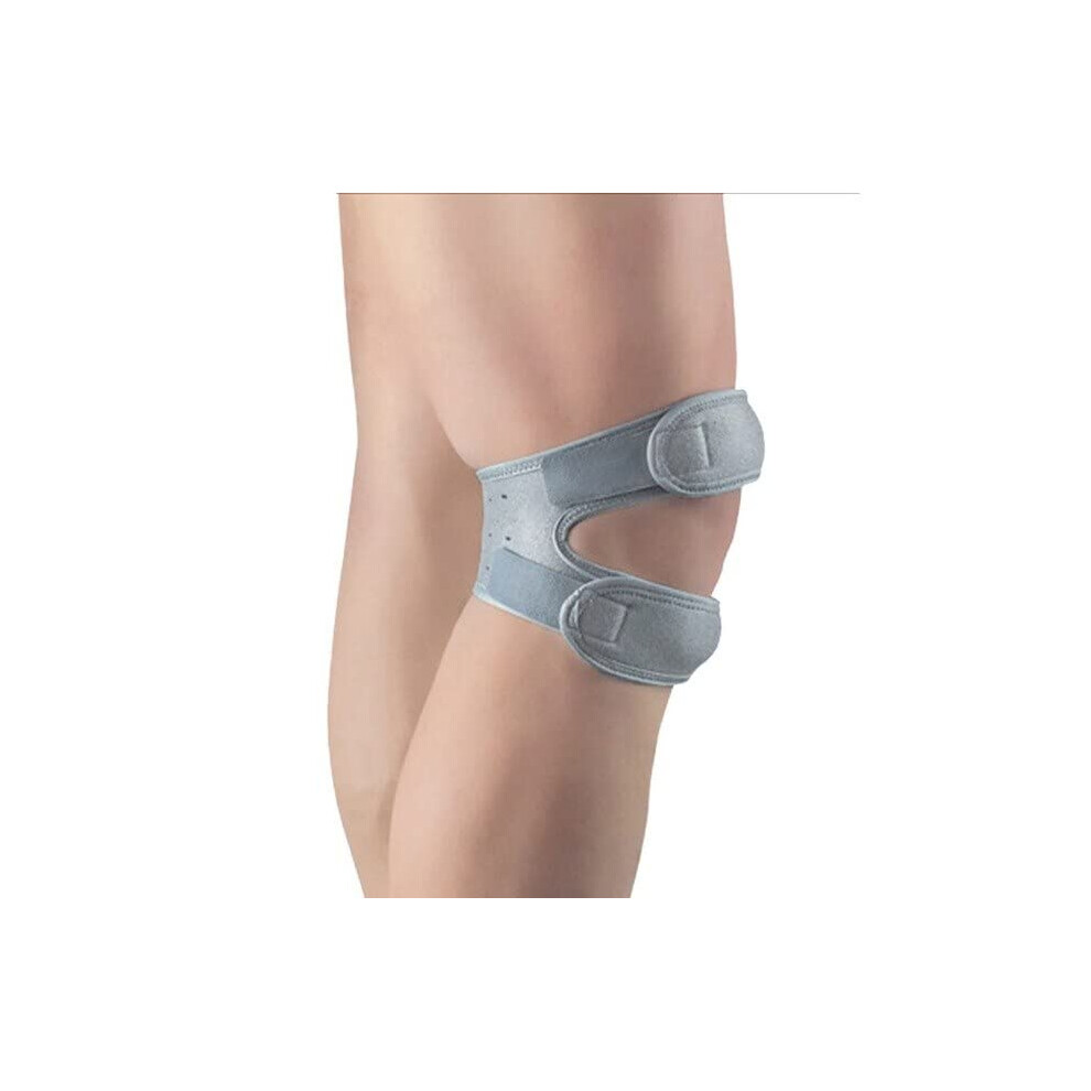 Sport Knee Brace with Patella Support, Elastic Compression Bandage for Football and Basketball, Adjustable Size Protection
