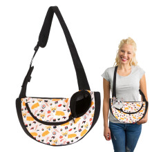 Small Dog Carrier Bag for Travel - Lightweight, Adjustable Backpack-Style Pet Carrier for Dogs, Brown, Comfortable