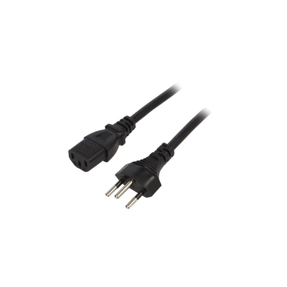 Sn30-3/10/1.8Bk Iec C13 Female Cable 1.8M Pvc Sev-1011 (J) Plug Power Cord For Electronics Black 6038364397737