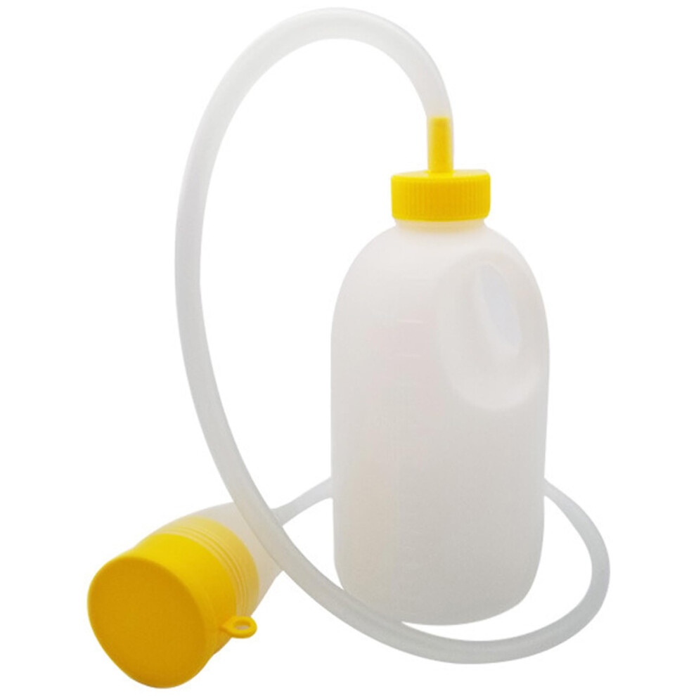 Spill Proof Urinals for Men 1700ml Portable Urine Bottle with Handle and Odor Blocking for Home Hospital Use