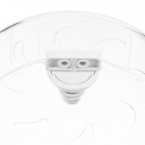 Hamster Wheel, Silent Transparent Exercise Roller for Chinchilla, 17x17x7cm 2