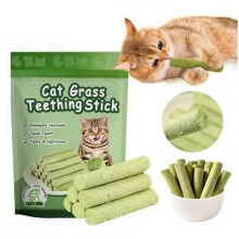 (3 pack) 1-5X Cat Grass Teething/Stick Pet Snack Hairball Removal Instant Cat Teeth Cleaning