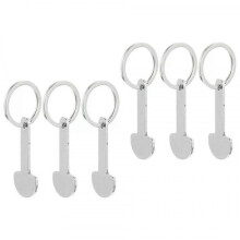 Token Keychain Trolley Tokens, 6 Pcs Reusable Shopping Cart Tokens for Supermarket Trolley Ring