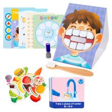 Tooth Defense Cards - Children's Dentist Set for Oral Hygiene | Educational Flashcards for Toddlers 3+ Years