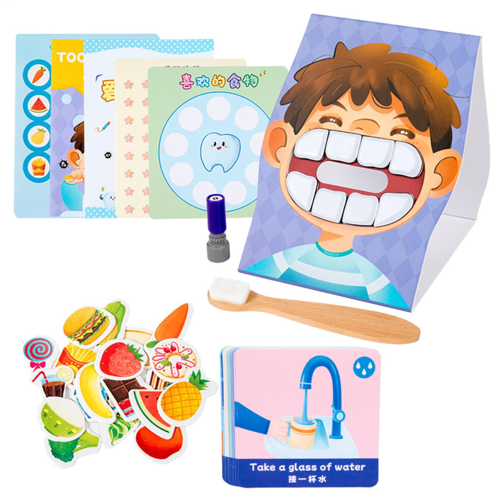 Tooth Defense Cards - Children's Dentist Set for Oral Hygiene | Educational Flashcards for Toddlers 3+ Years