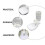Automatic Rabbit Waterer, Pet Drinking Bottle Feeder for Small Animals, Leak-Proof Design 3
