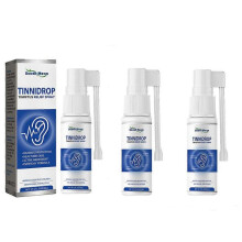 (3PCS) 1-3X Anti Cochlear Blockage Removal Spray TinniDrop Tinnitus Relief for Ringing Ears