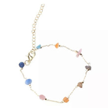 Choker Necklace, Bracelets, Acrylic Crystal Irregular Stone Beads Jewelry Gift for Women Girls