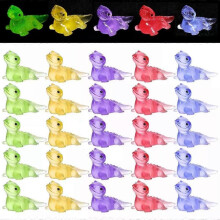 Glow-in-the-dark Lizard Resin Figures, 100 Pcs Mini Little Animals Glow in Dark