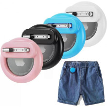 Mini Airtag Holder, 4 Pack Silicone Hidden Holder with Safety Pin for Kids