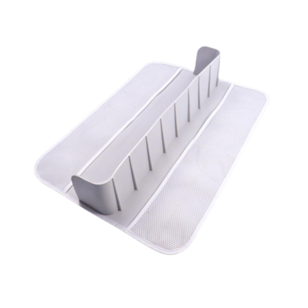 Splash Guard for Bathtub - 54cm x 15cm x 10cm Bath Tray for Kids, Toy Storage and Organizer, Durable Waterproof Design