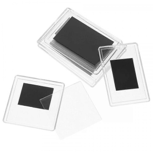 Magnetic Photo Frame, 5 Pcs Picture Frames for Fridge Locker Accessories 2