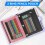 Pencil Pouch, 4 Pack Zippered for 3 Ring Binder - Organizer with T Closure 3