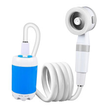 Portable Shower - Rechargeable Adjustable Electric Outdoor Shower for Camping, Travel, Beach, and Gardening Use
