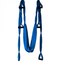 (Dark Blue) Yoga Swing Sling Hammock For Gym Yoga Pilates Tool Bearing