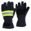 (Orange) Fire Proof Protective Work Gloves Reflective Strap Fire Resistant Anti-static Safety Gloves for Firefighter 2