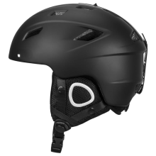(Black, L) Safety Light Helmet Integrally-Molded Snowboard Cycling Skiing Snow