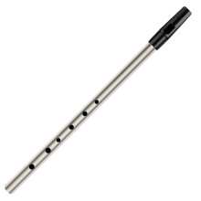 (Silver C Key) Tin Whistle Penny Whistle High C Key Brass Whistle Six-holed Woodwind Instrument For Beginner Whistler