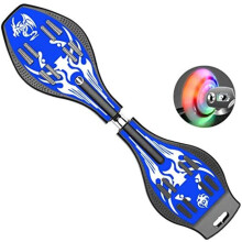 Skateboards Caster Board 87 cm Camo Design Twisting Balance Car Non-Slip Longboard for Outdoor Travel