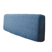 (blue, 150cm) Thick Elastic Headboard Cover Protects Queen Size Bed Wear And Tear