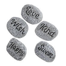 5 Pieces Decorative Pebbles for Aquariums, Plants, Flower Arrangements, Water Features, and Ponds - Natural Stone Decor
