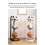 Three-Layer Iron Basketball Stand, for Volleyball,Black 10