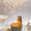 Cartoon Kitten Candle Holder, Cat Warming Its Paws A 10