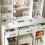 Vanity Makeup Desk 3 Drawers Dressing Desk & Stool 7