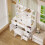 Dressing Desk Set 5 Drawers 10 LED Light Mirror and Stool Vanity Table 3