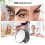 10X Makeup Mirror Magnifying Round Ten Times black 6