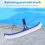 18 Inch Blue Swimming Pool Brush Handle Clean Wall 5
