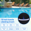 18 Inch Blue Swimming Pool Brush Handle Clean Wall 8
