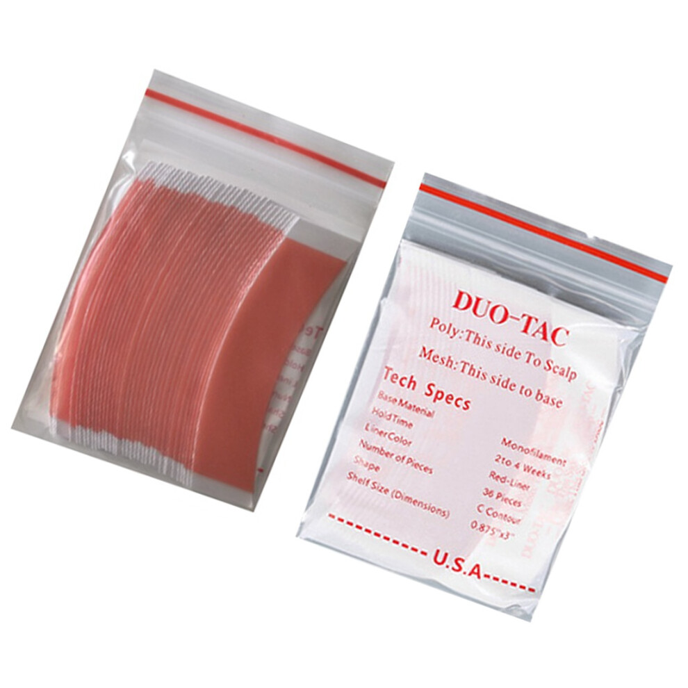 Melitt Unisex 72Pcs/Lot Duo Lace Wig Sided Double Tape Super Strong Adhesive C