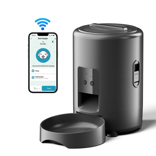 2L Automatic Smart WIFI Button Cat Feeder Pet Food Dispenser 2