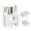 Dressing Desk Set 5 Drawers 10 LED Light Mirror and Stool Vanity Table 6